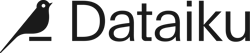 Black Dataiku Lockup Logo