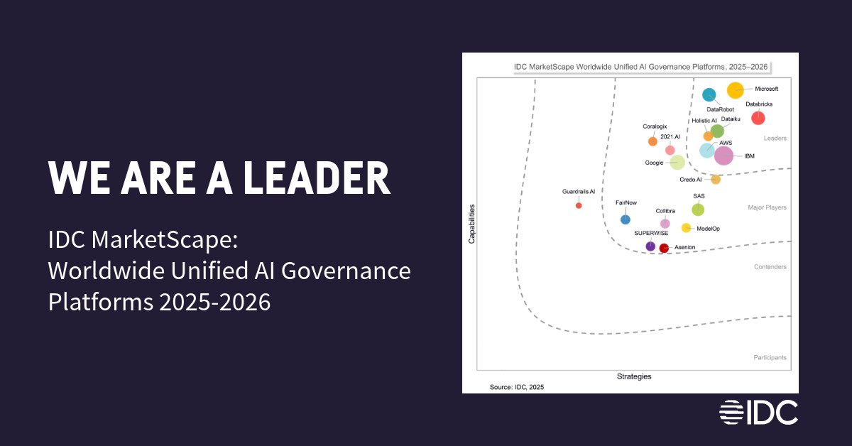 IDC MarketScape Unified Governance Dataiku